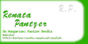 renata pantzer business card